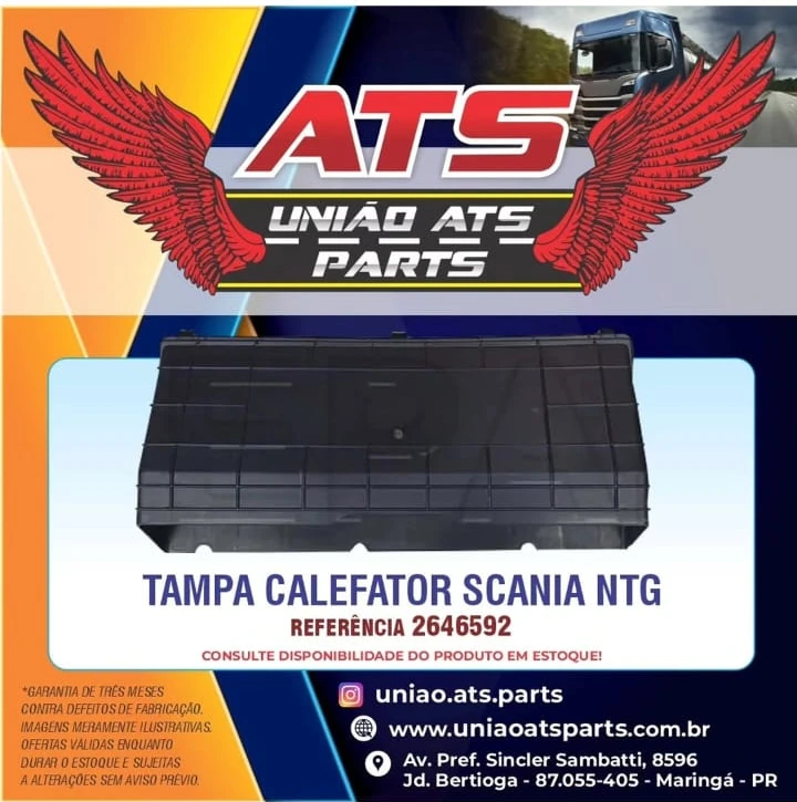 Tampa calefator Scania NTG