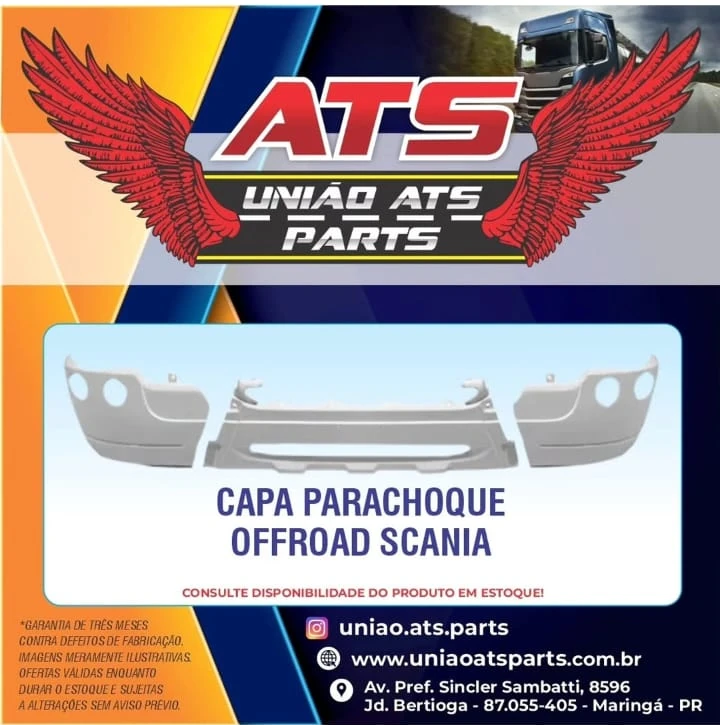 Capa para-choque offroad Scania
